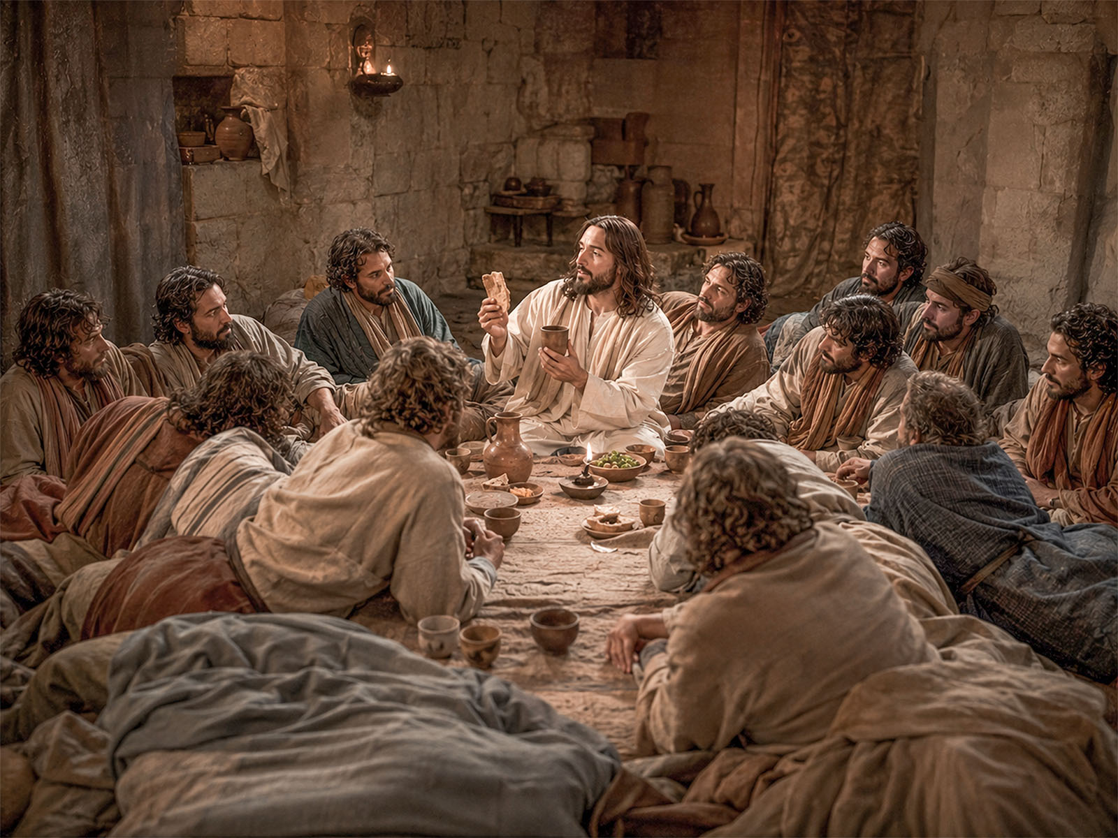 Jesus institutes the sacrament